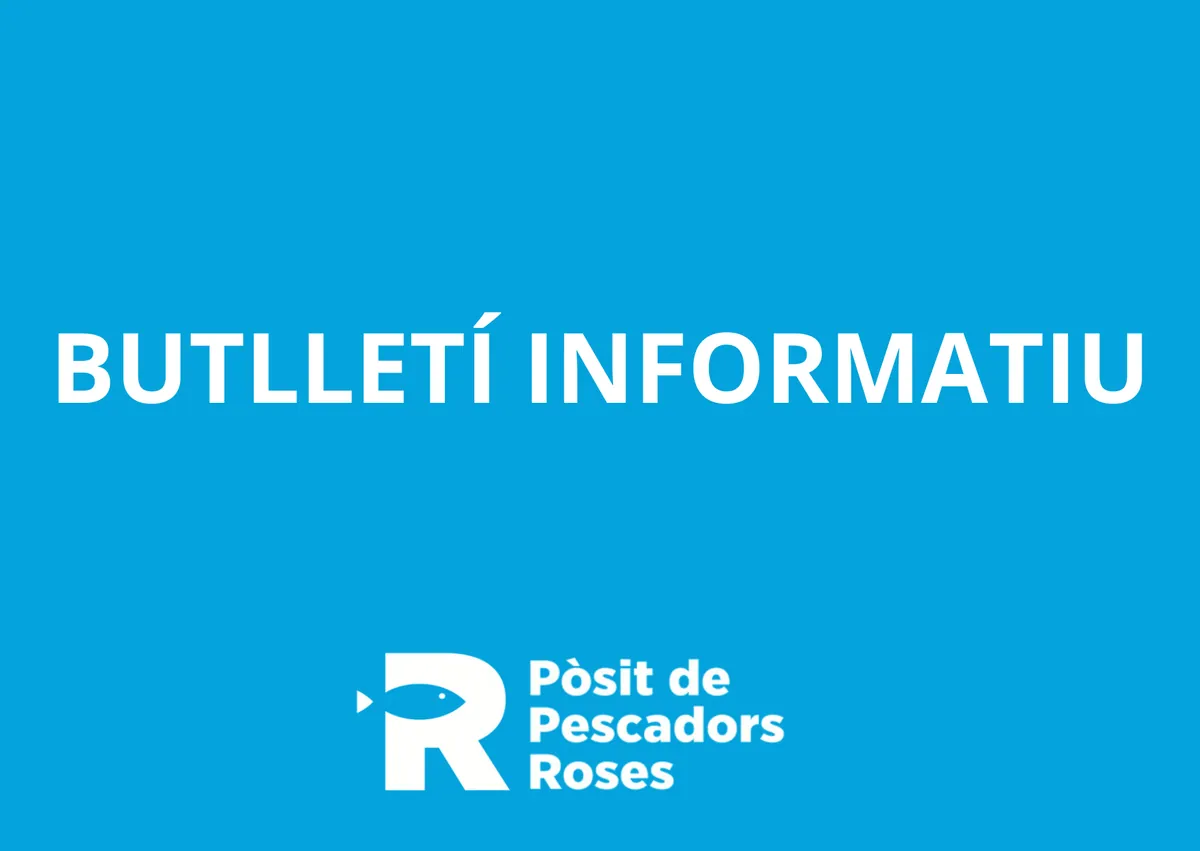 Portada del butlletí informatiu de la Confraria de Pescadors de Roses